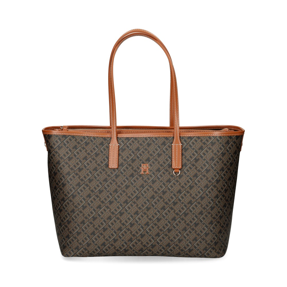 Tommy Hilfiger AW0AW17416 Bolsos Mujer - Marrón Talla Os