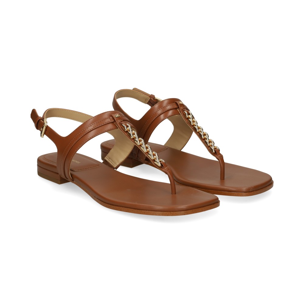 Michael Kors Sandalias Planas Mujer - Marrón Talla 6
