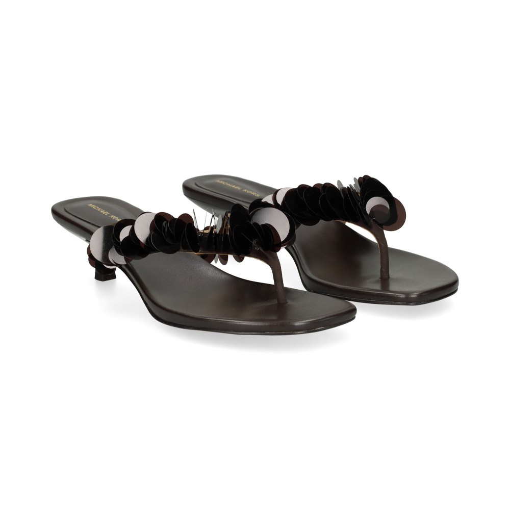 Michael Kors Sandalias Con Tacón Mujer - Marrón Talla 9