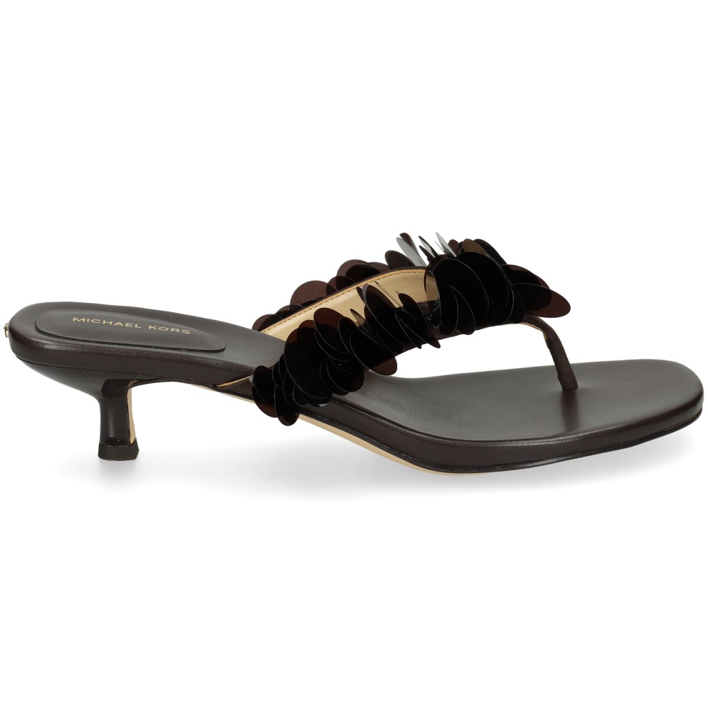 Michael Kors LORETTA MID Sandalias Con Tacón Mujer - Marrón Talla 6 – imagen 2