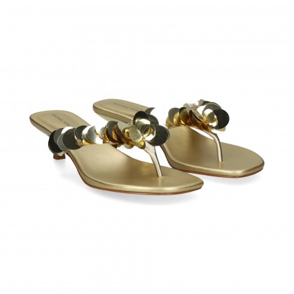 ESCLAVA LENTEJUELAS METALIZADA ORO 740 PALE GOLD