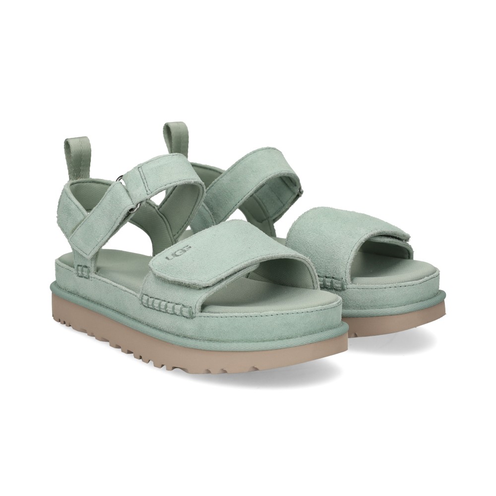 Ugg 1136783 Sandalias Planas Mujer - Verde Talla 10