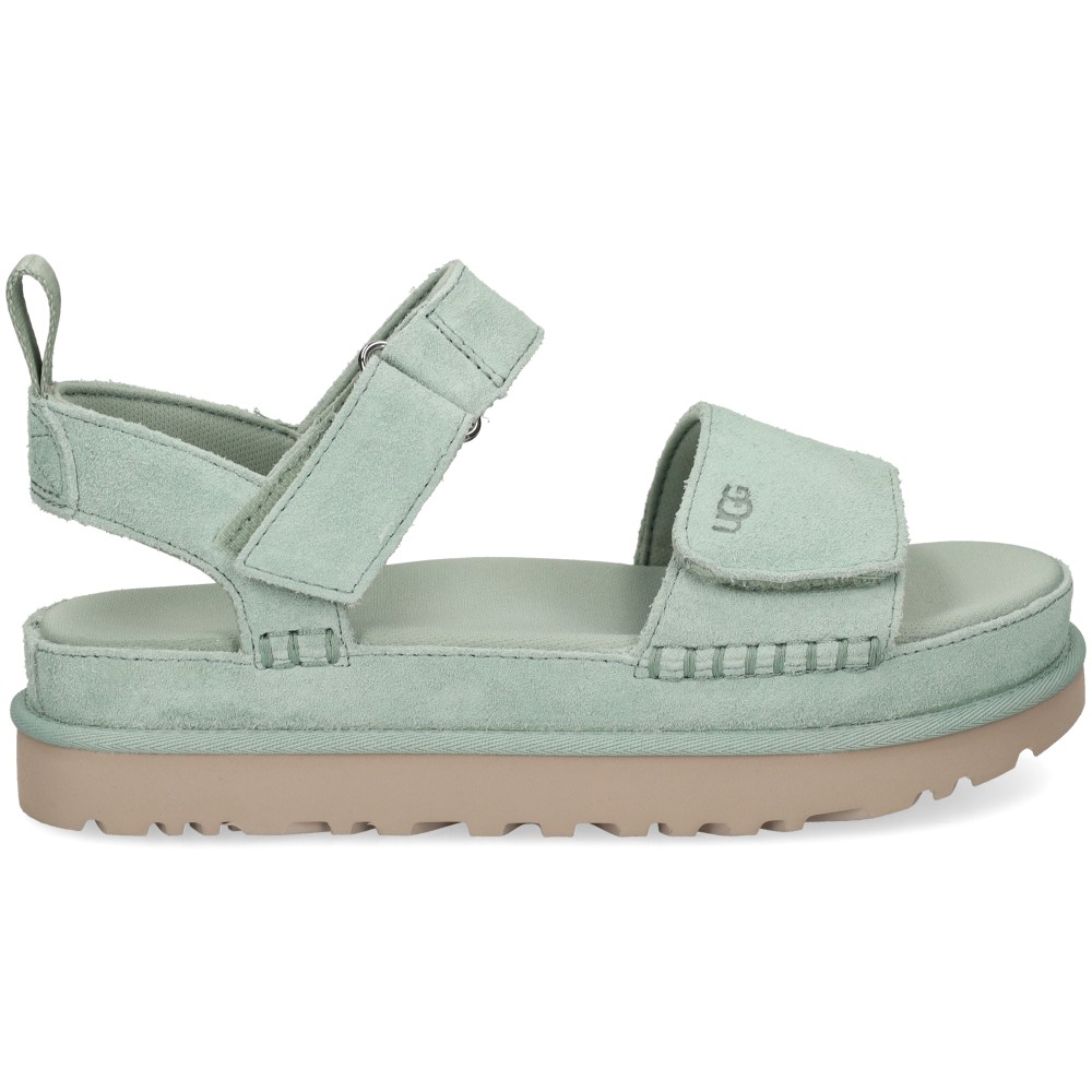 Ugg 1136783 Sandalias Planas Mujer - Verde Talla 10 – imagen 2