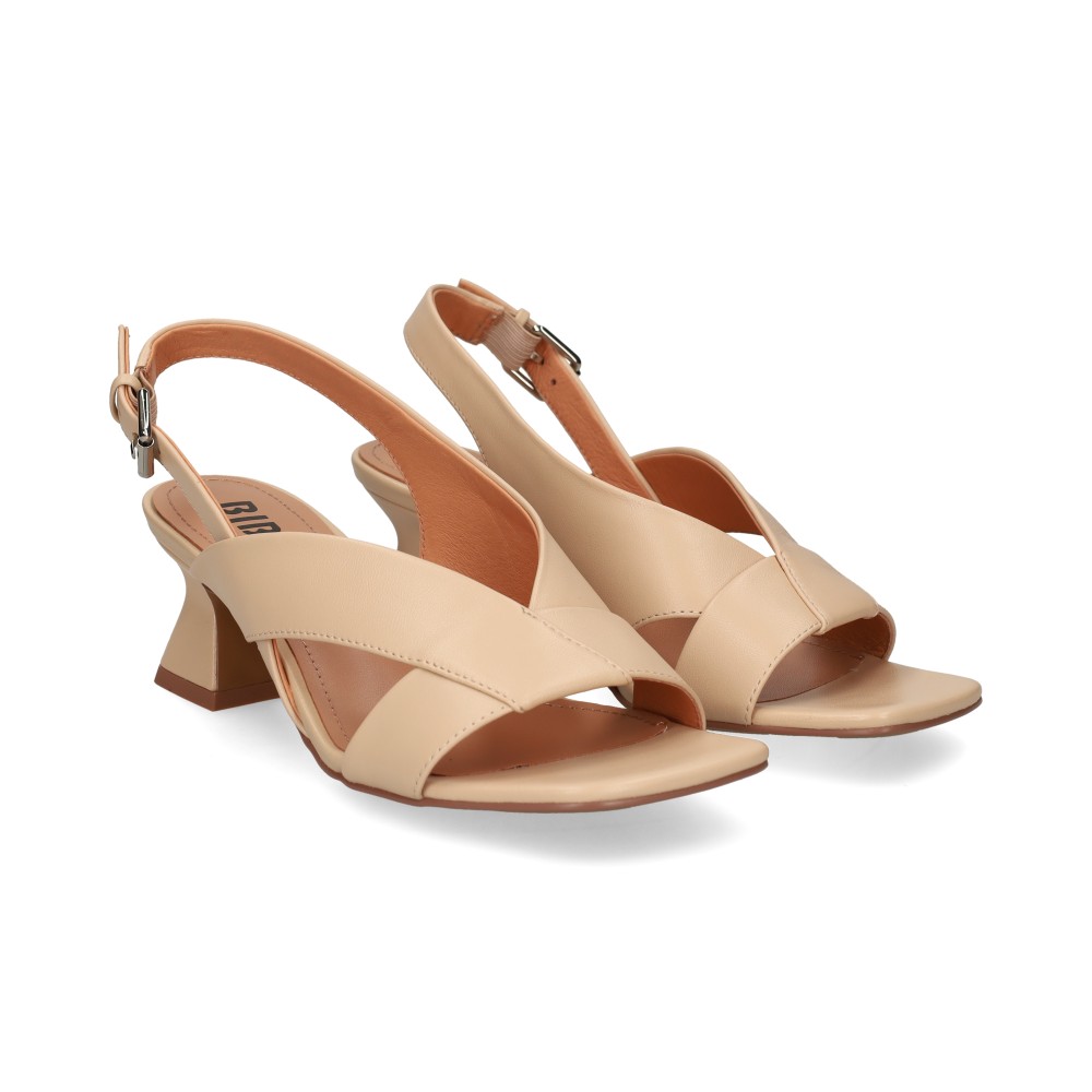 Bibi Lou Sandalias Con Tacón Mujer - Beige Talla 37