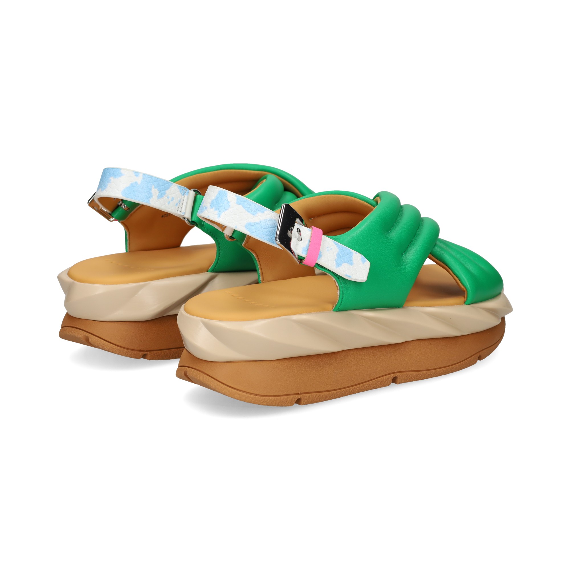 sandalia-cruzada-acolchada-piel-verde