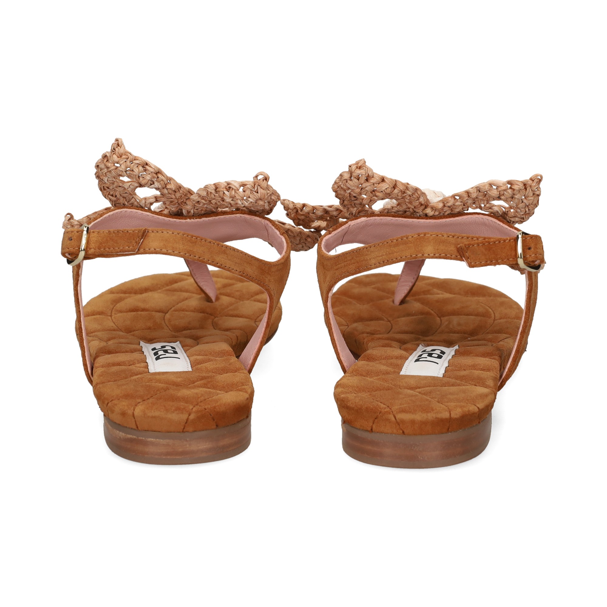 esclava-flor-ganchillo-ante-cuero