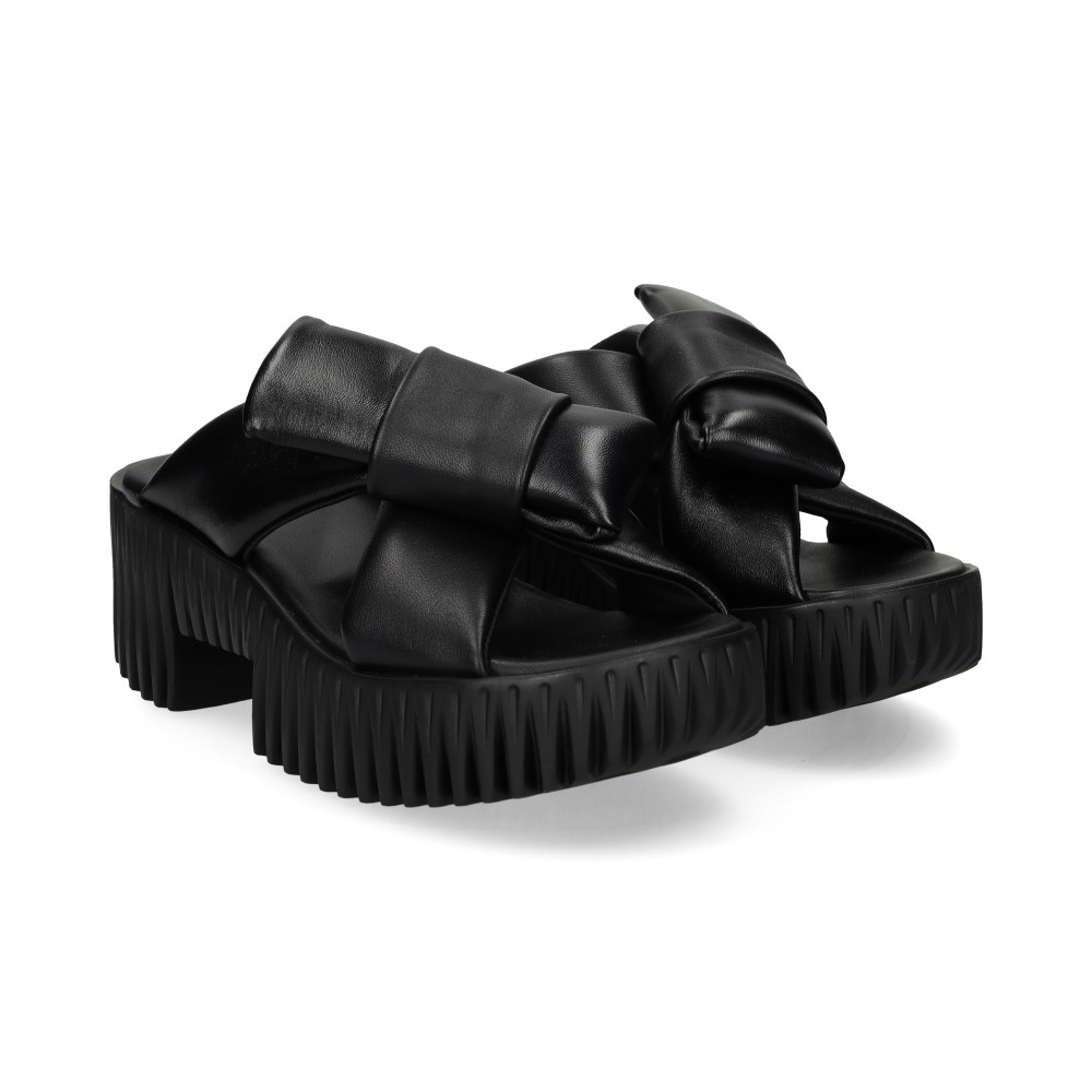 4ccccees Sandalias Con Plataforma Mujer - Negro Talla 40