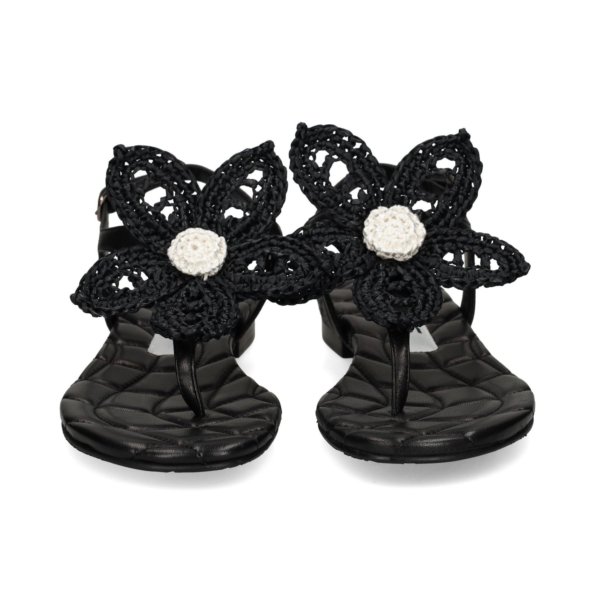 esclava-flor-ganchillo-piel-negro