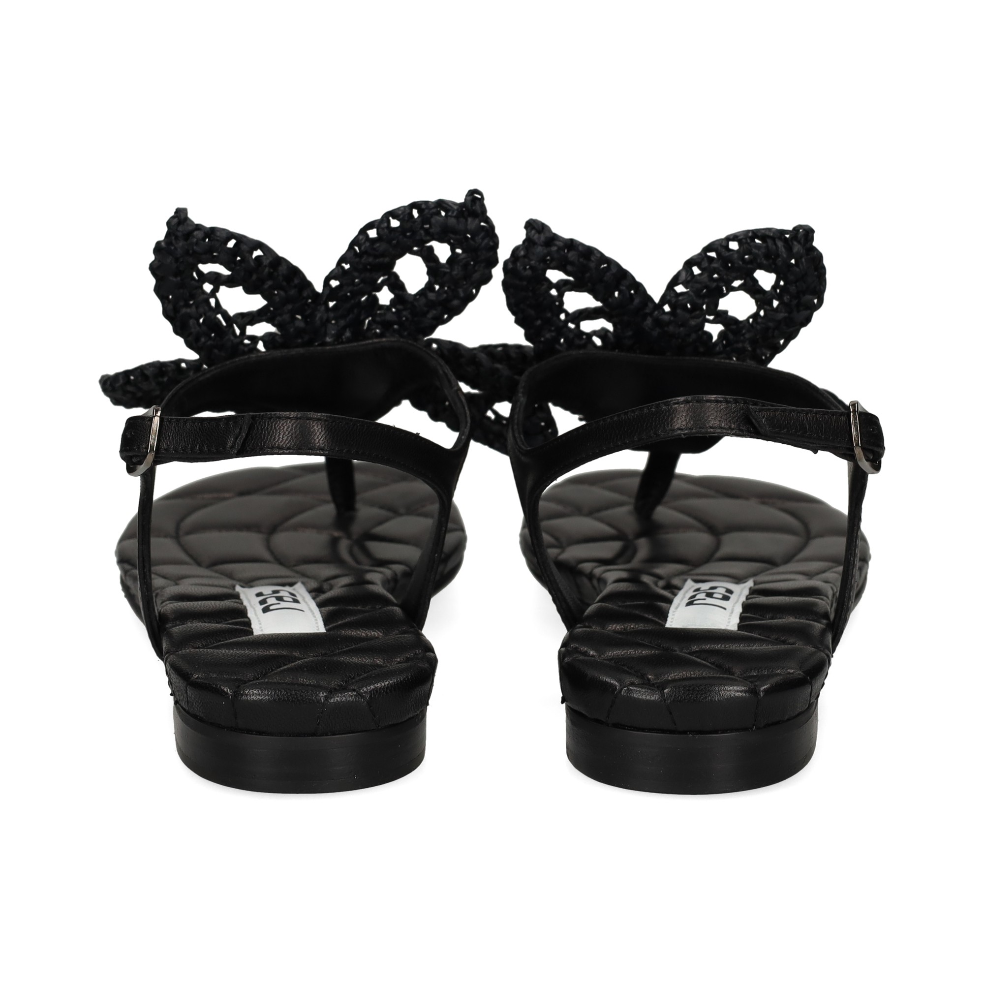 esclava-flor-ganchillo-piel-negro