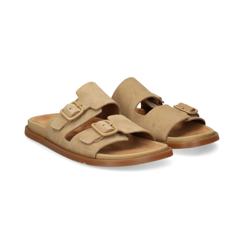 Camper Sandalias Planas Mujer - Marrón Talla 39