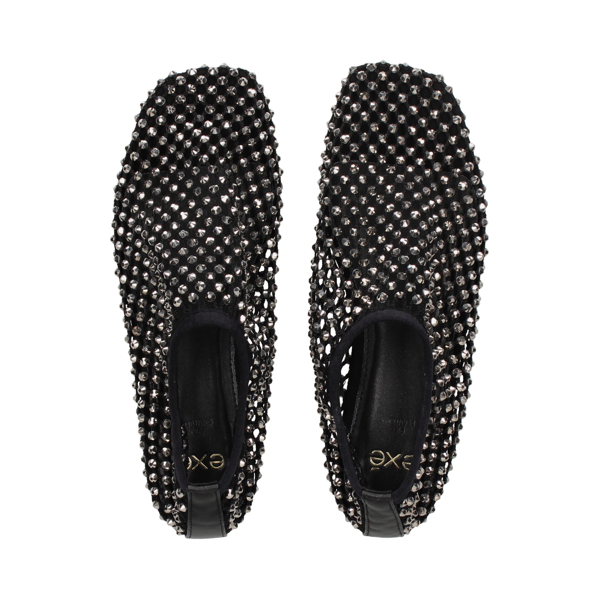 botin-rejilla-strass-plomo