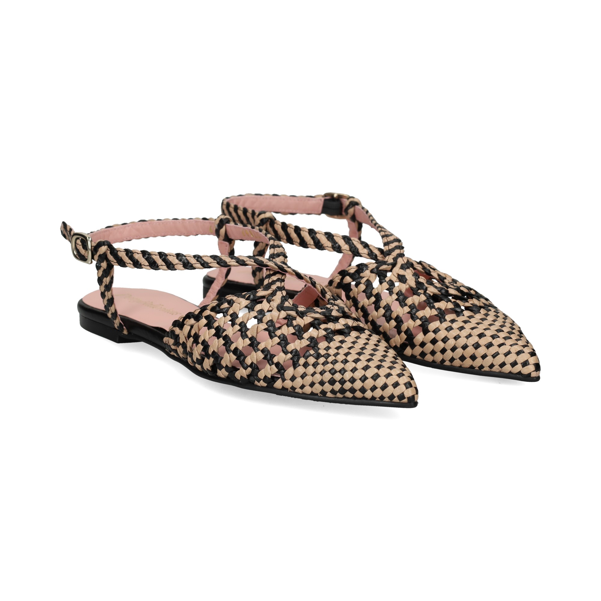 sin-talon-trenzado-piel-negrobeige