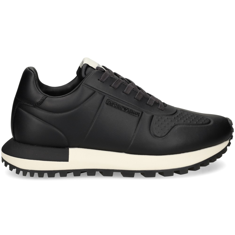 Emporio Armani EM003740 Zapatillas Hombre - Negro Talla 11 – imagen 2