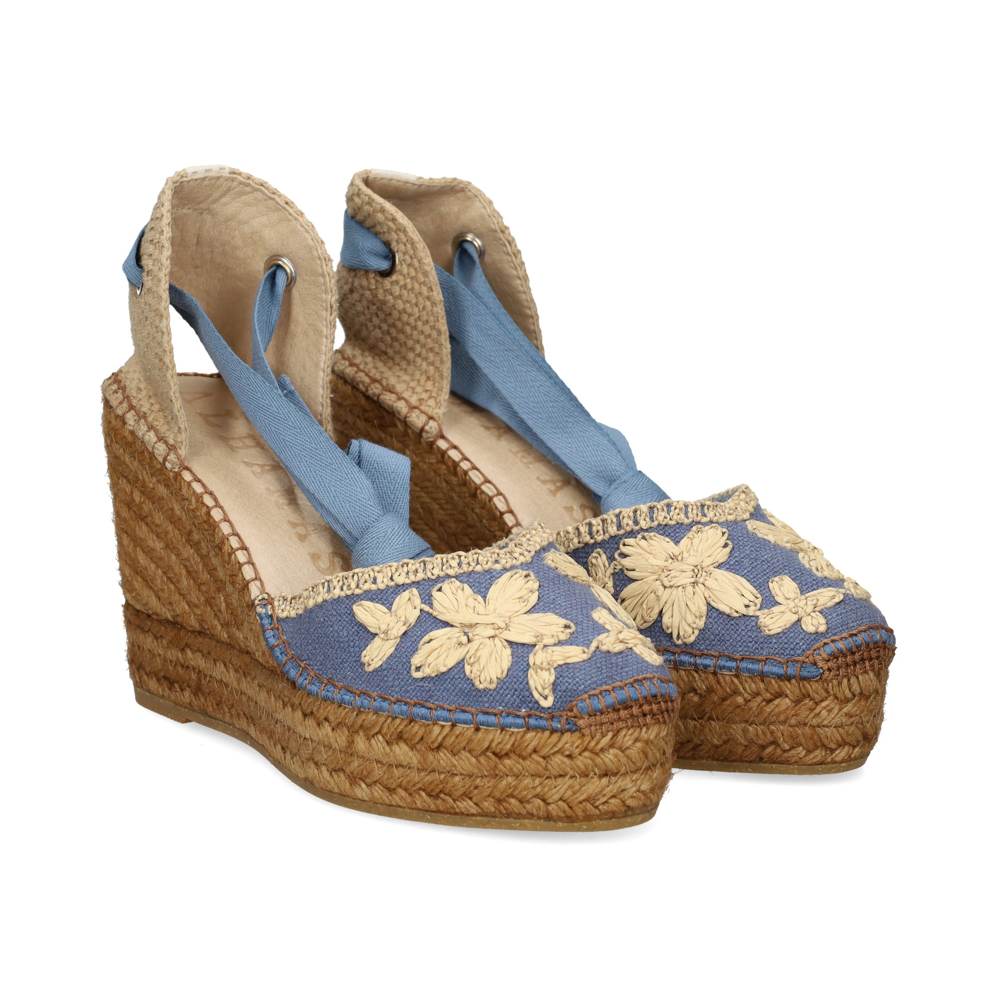 alpargata-cuna-yute-flores-rafia-azul