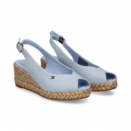 ABIERTO PUNTA Y TALON TEXTIL CIELO C1O BLEU BREEZY