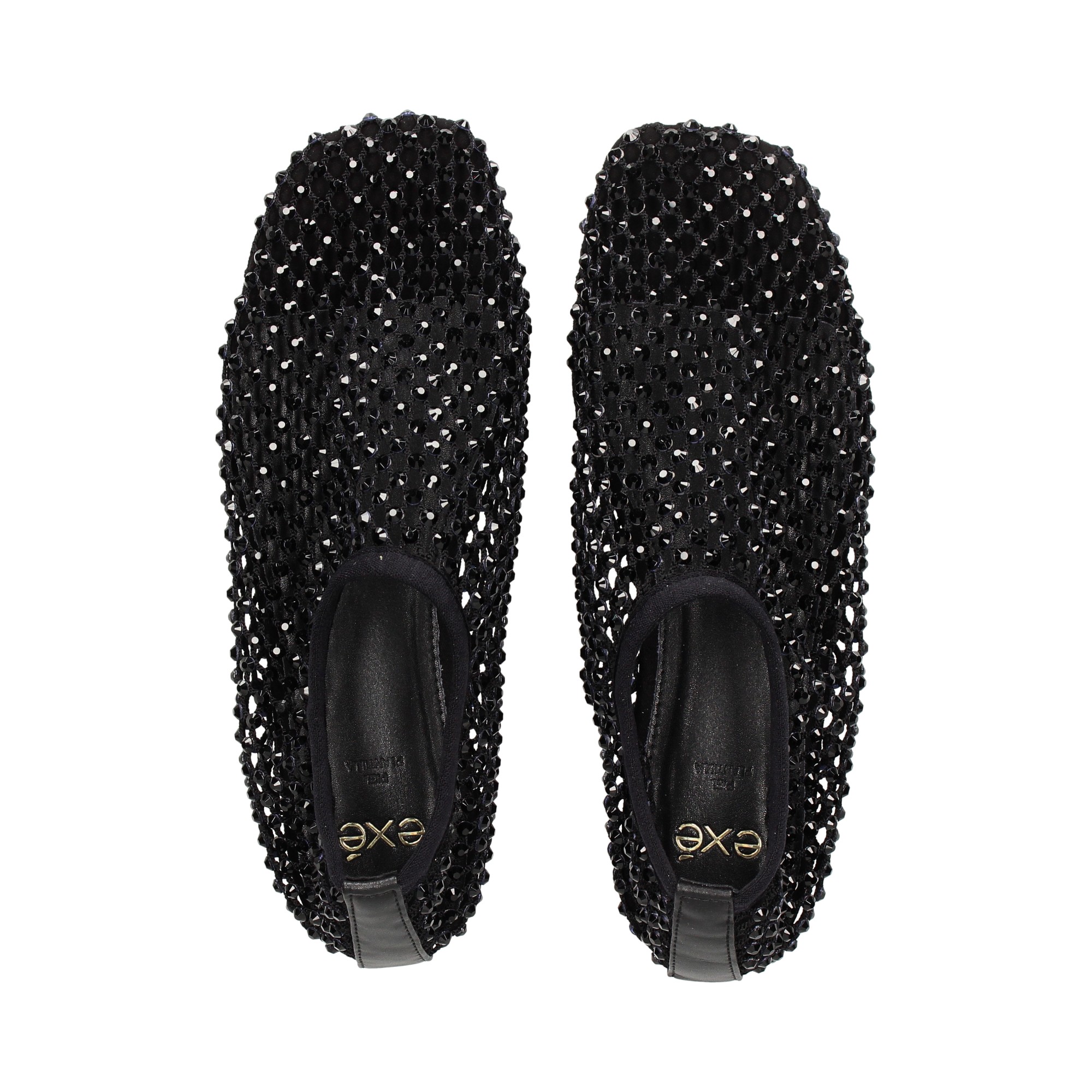 botin-rejilla-strass-negro