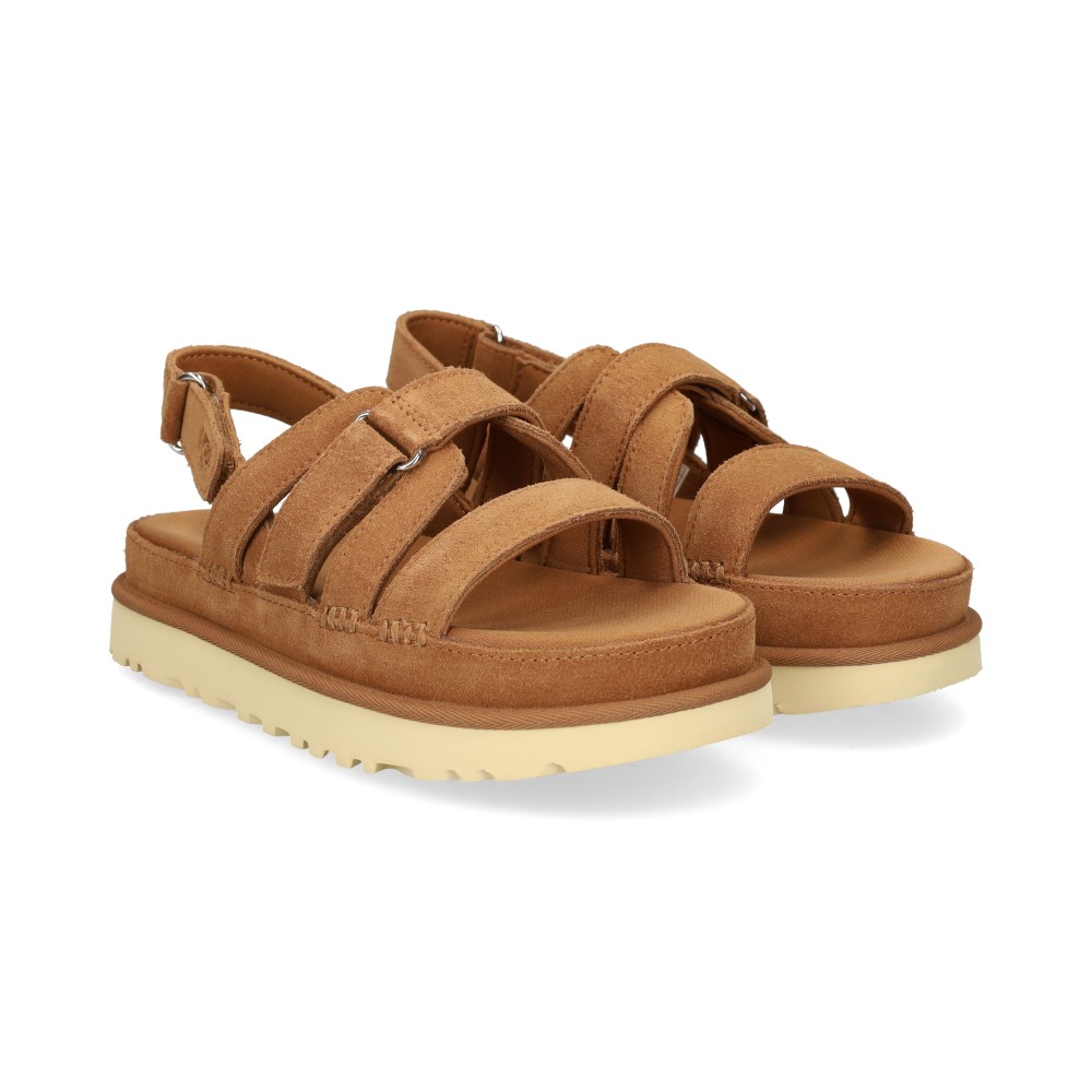 Ugg Sandalias Planas Mujer - Marrón Talla 8