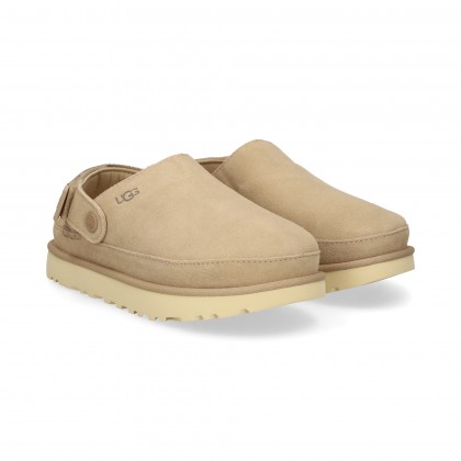 ZUECO TIRA ATRAS SERRAJE BEIGE SABBIA SAN