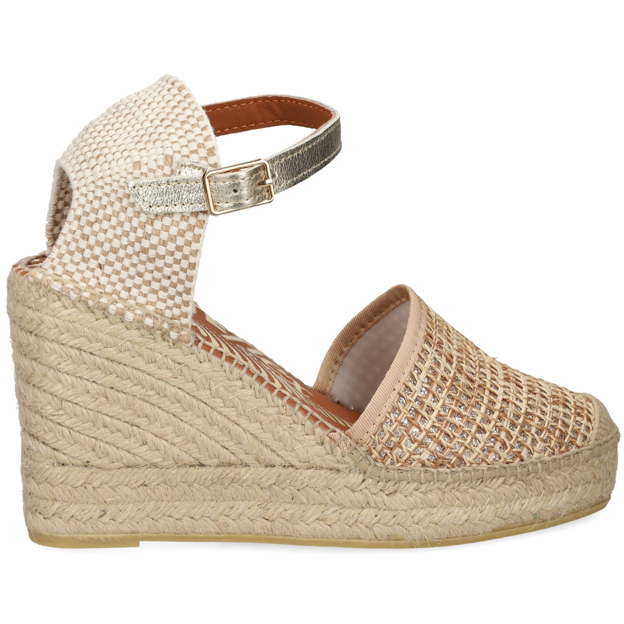 abierto-lados-textil-oro