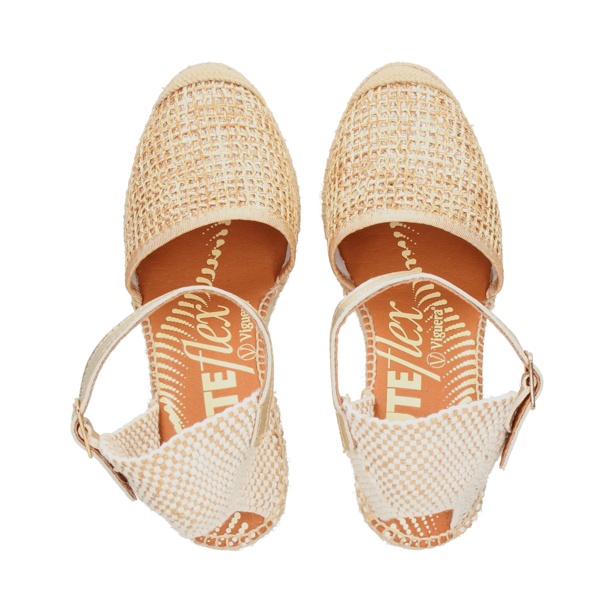 abierto-lados-textil-oro