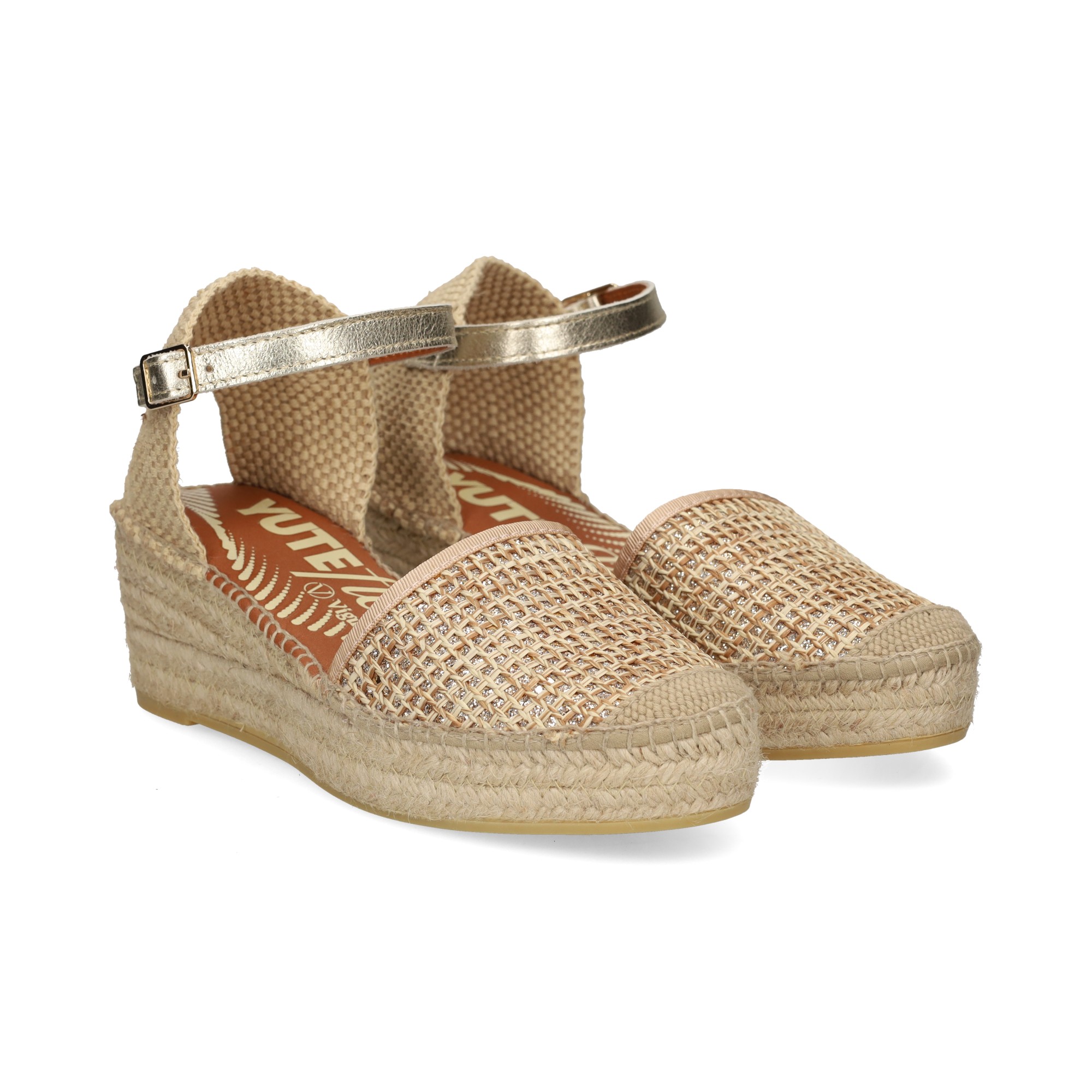 abierto-lados-textil-oro