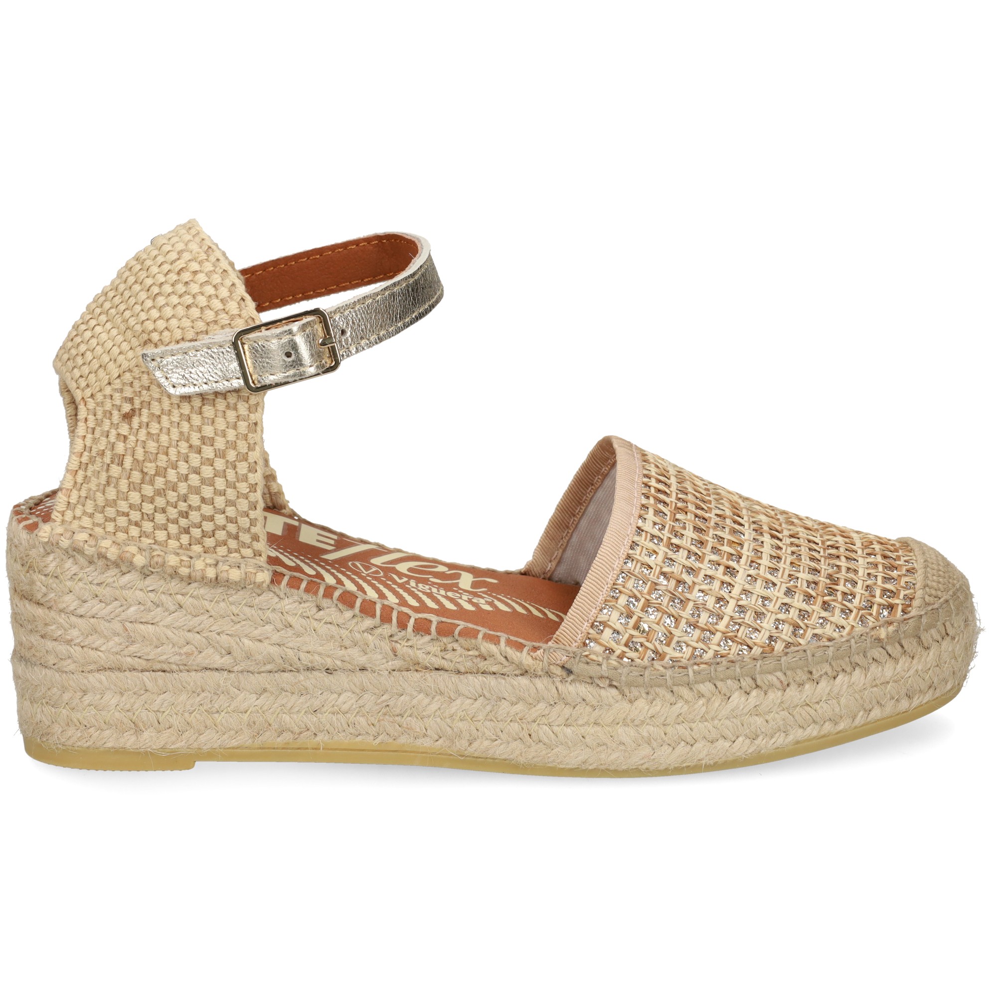 abierto-lados-textil-oro