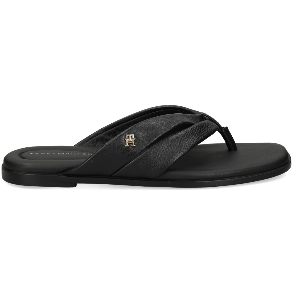 Tommy Hilfiger FW0FW09216 Chanclas Mujer - Negro Talla 36 – imagen 2