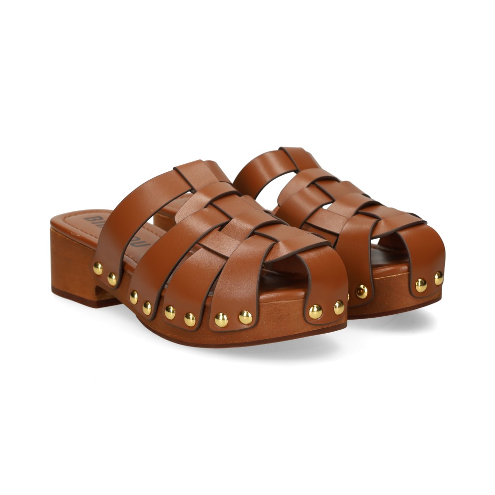 Bibi Lou Zuecos Mujer - Marrón Talla 39