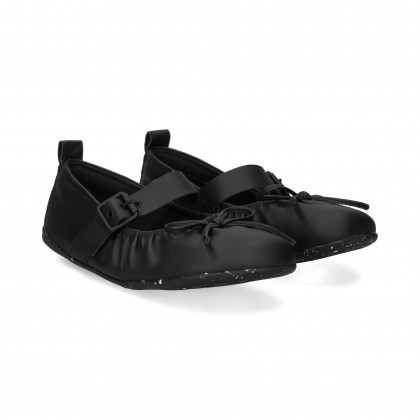 BAILARINA+MERCEDES LAZO PIEL NEGRO 001 BLACK