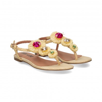 esclava-piedras-rafia-beige