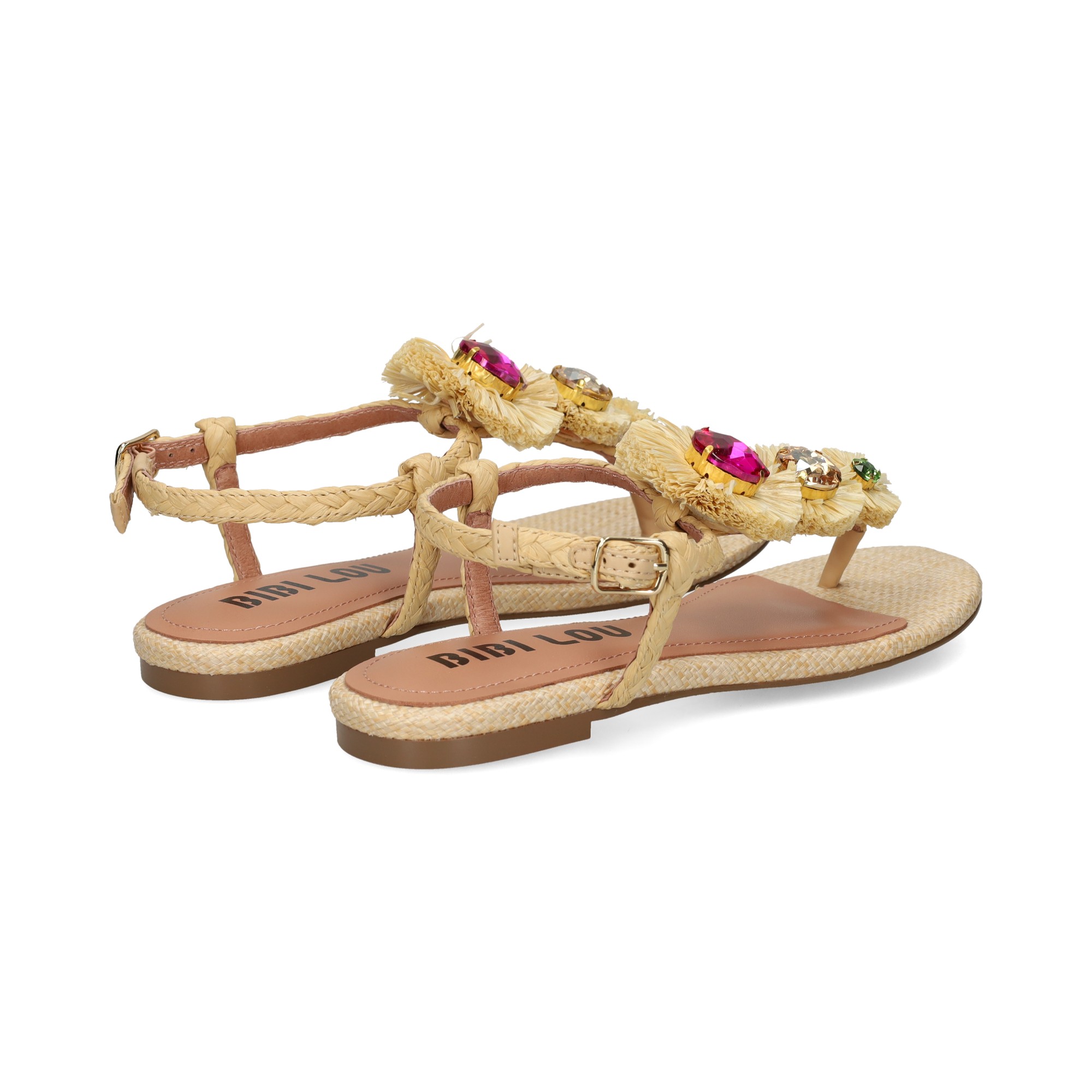 esclava-piedras-rafia-beige