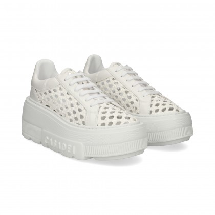 DEPORTIVO +ALTO TRENZADO PIEL BLANCO 9999 BIANCO-ICO