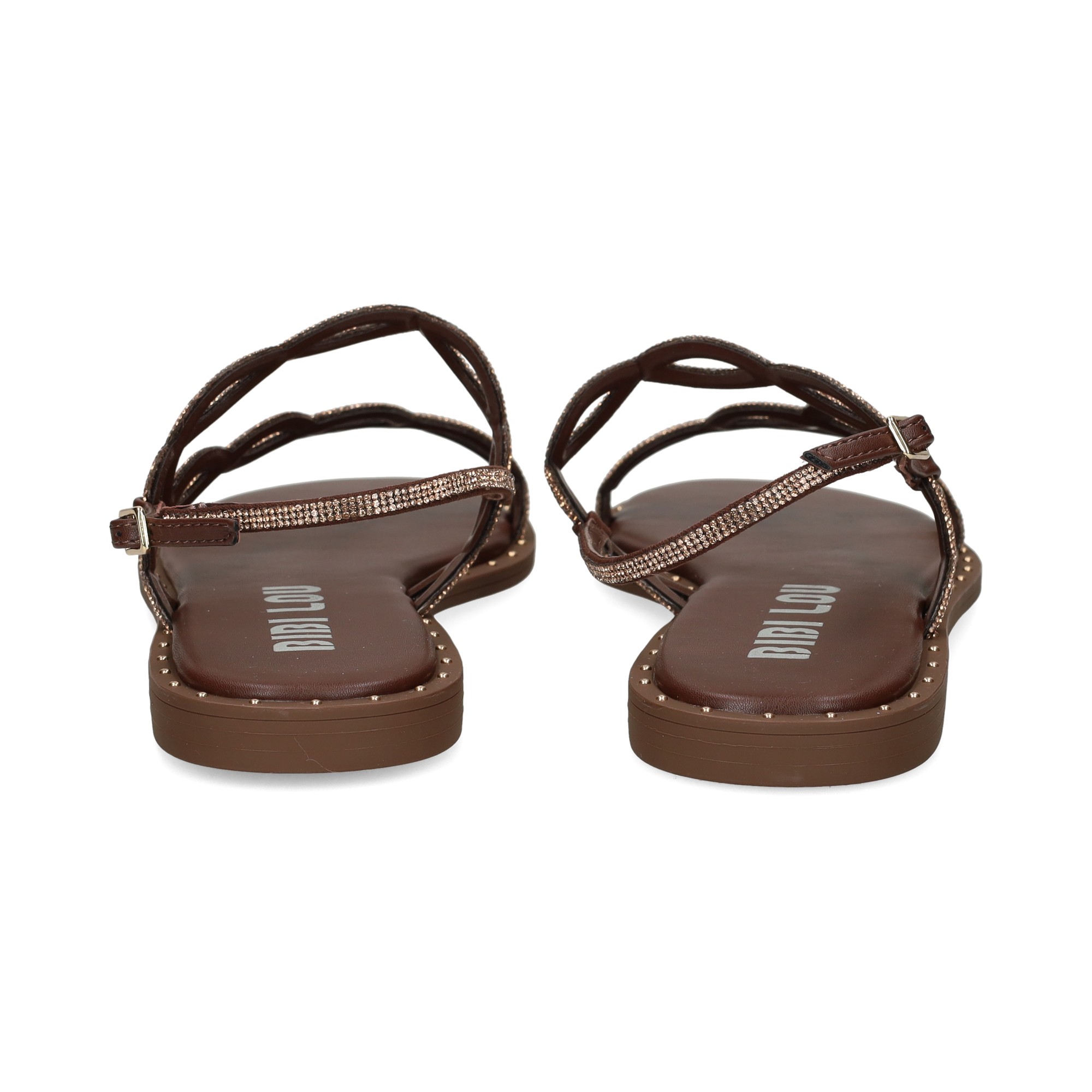 esclava-trenza-strass-marron