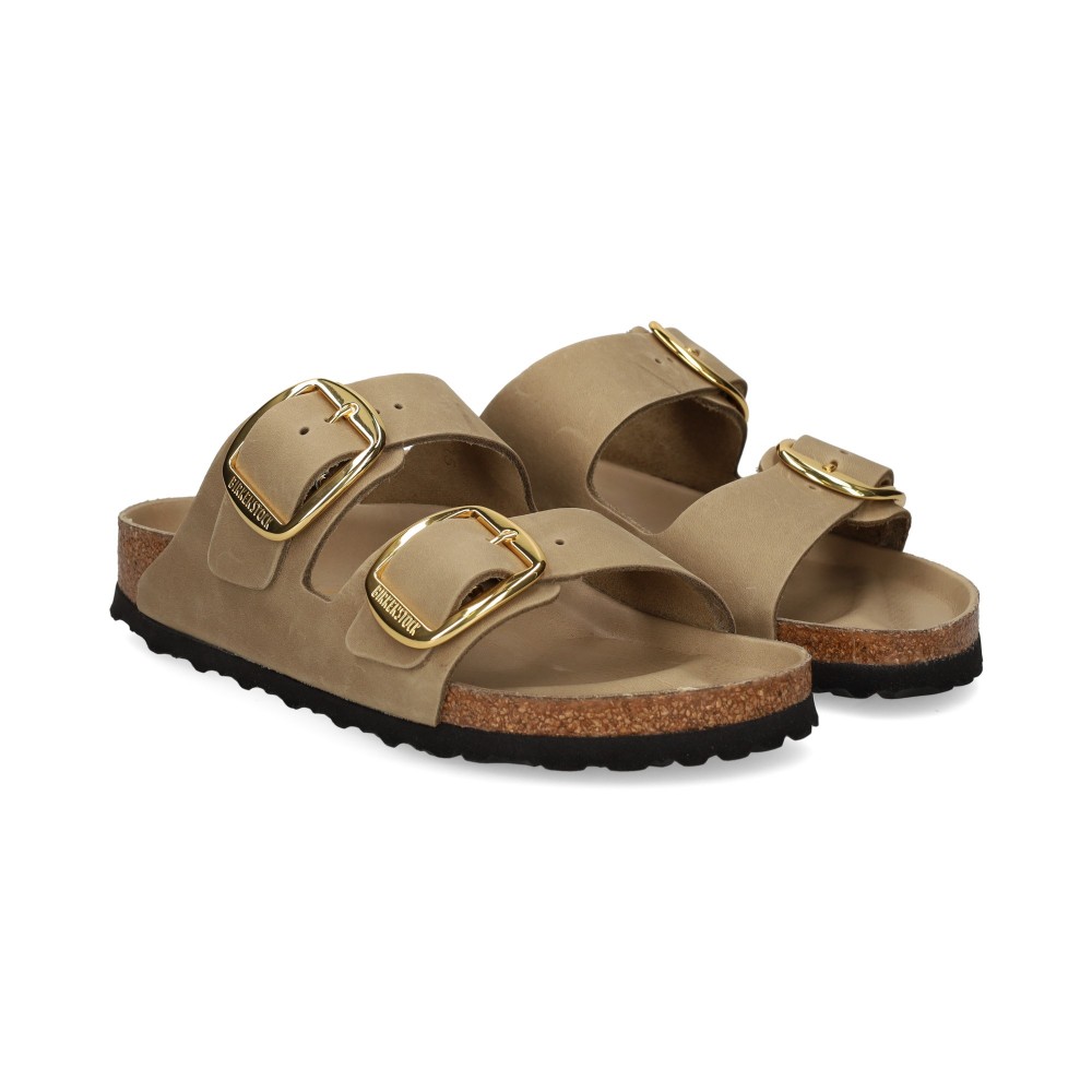 Birkenstock Sandalias Planas Mujer - Beige Talla 41n