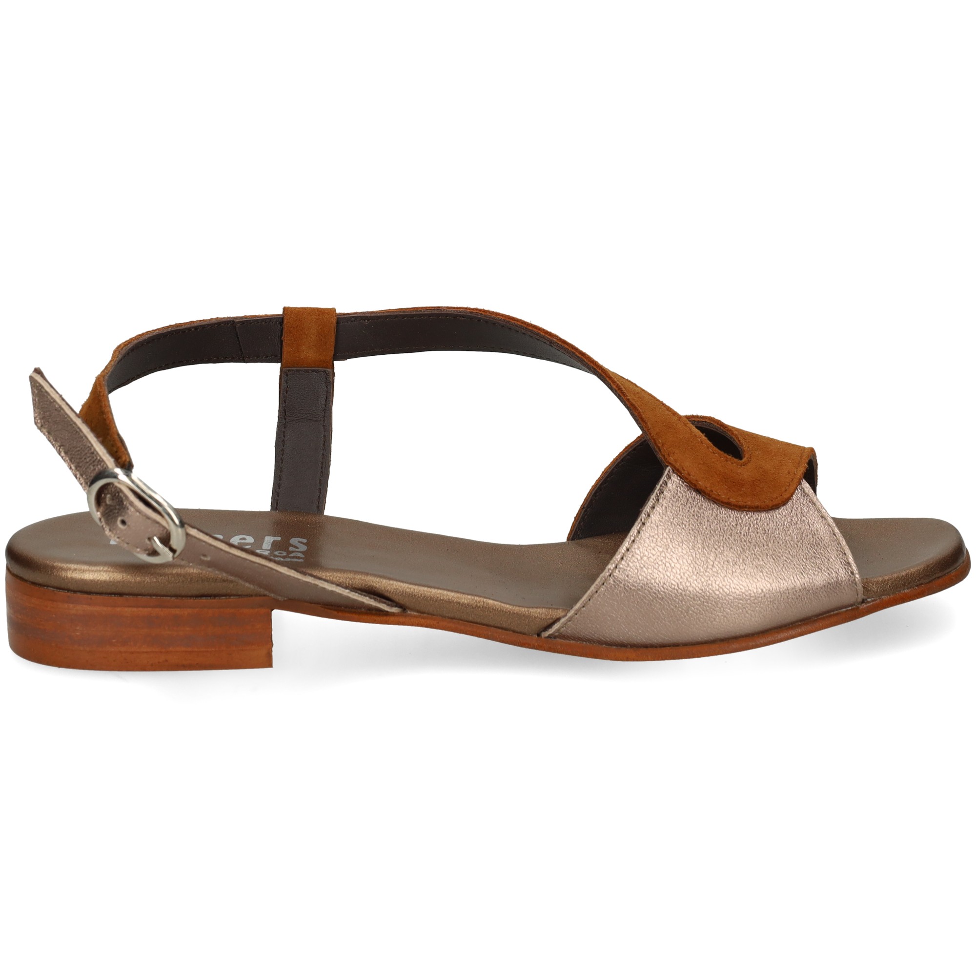 sandalia-onda-cuero-metal-bronce