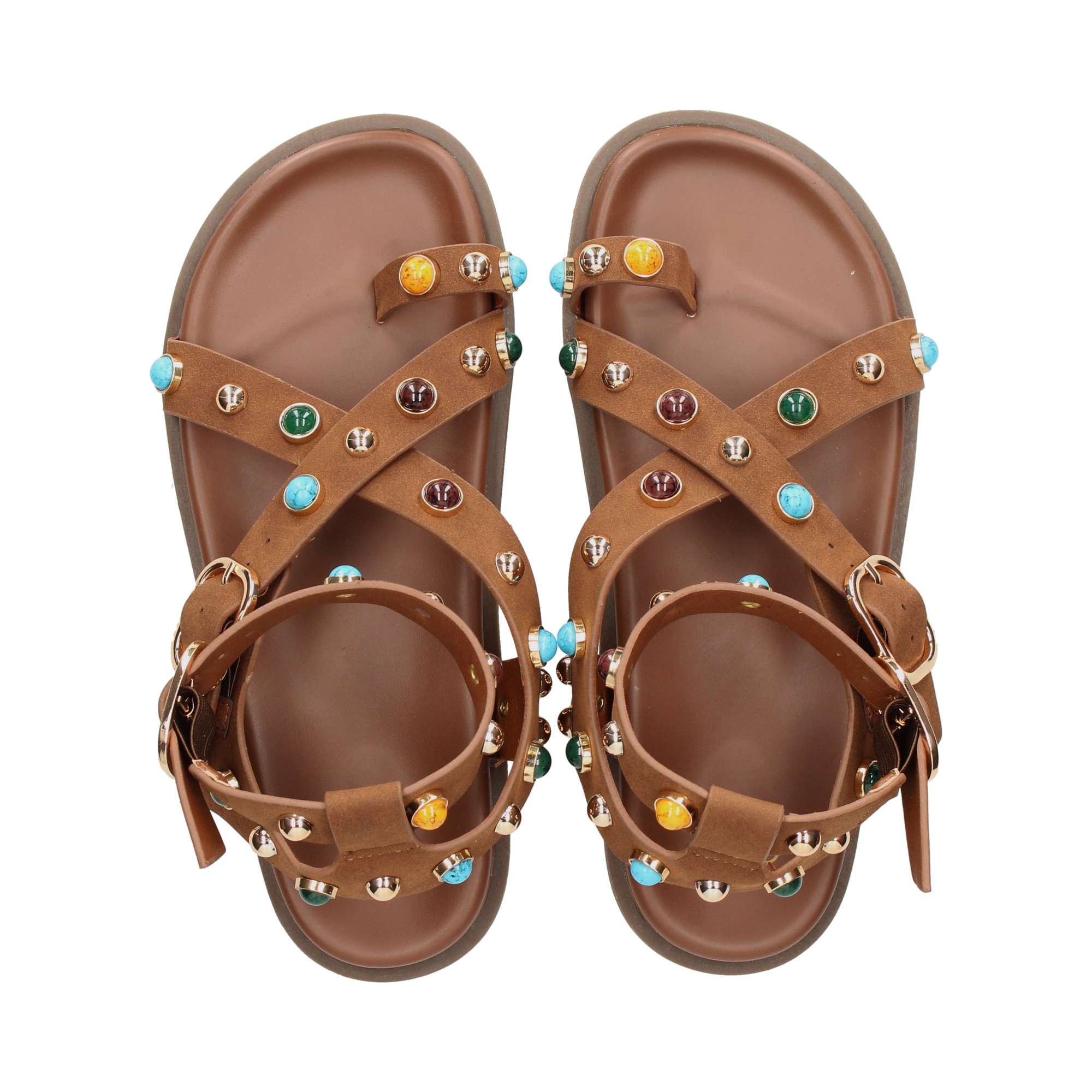 esclava-gilda-abalorios-marron