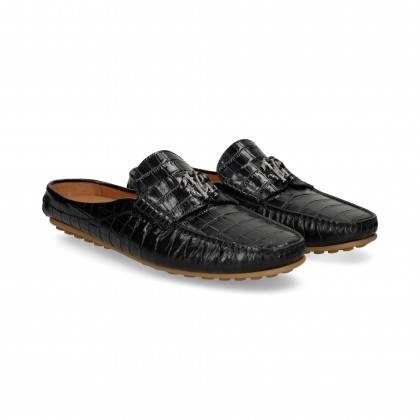 ZUECO ANTIFAZ REPTIL NEGRO SCHWARZ