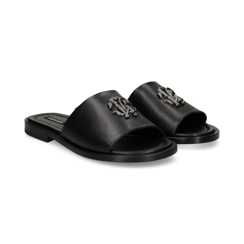 roberto cavalli sandalias hombre - negro talla 45