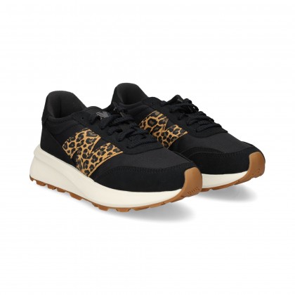 DEPORTIVO N LEOPARDO ANTE+MALLA NEGRO 79V