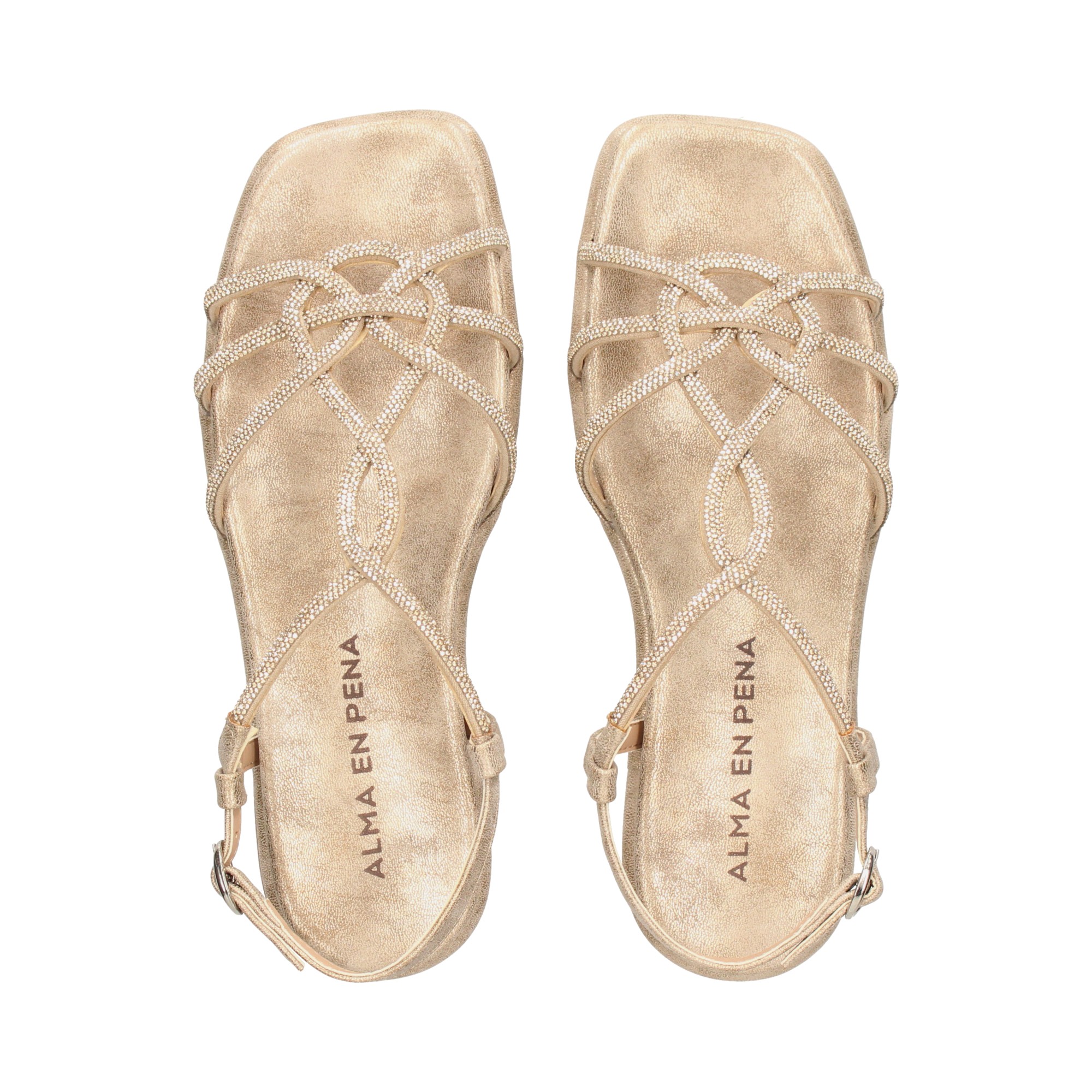 sandalia-strass-bronce