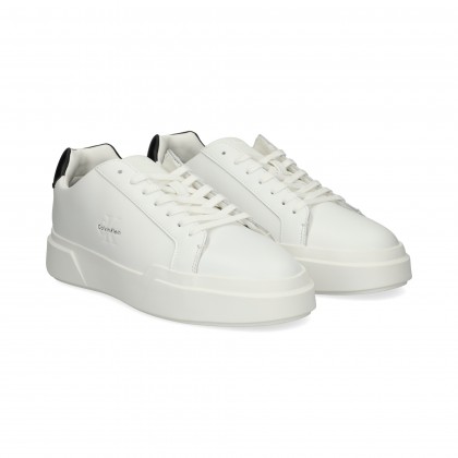 TALON NEGRO DEPORTIVO PIEL BLANCO 06X WHITE/BLACK
