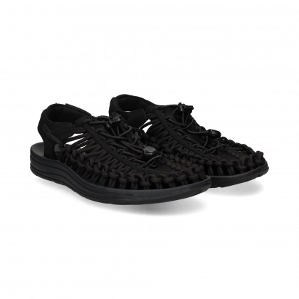 SANDALIA ENREJADA+CORDON NEGRO SCHWARZ/SCHWARZ