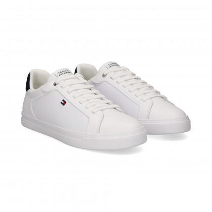 TALON NEGRO DEPORTIVO PIEL BLANCO YBS WHITE