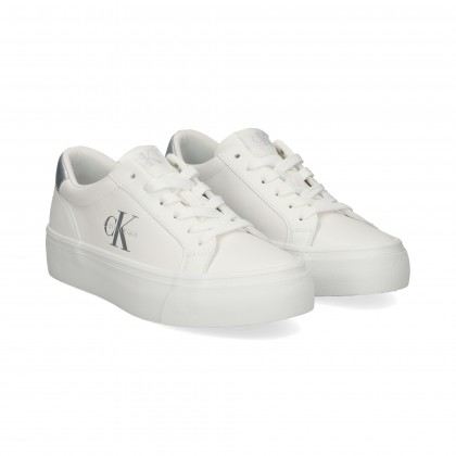 TALON PLATA DEPORTIVO PIEL BLANCO 02R BRIGHT WHIT