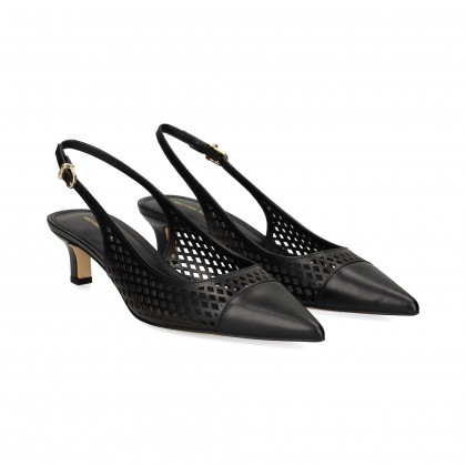 SIN TALON CALADO LADOS PIEL NEGRO 001 BLACK