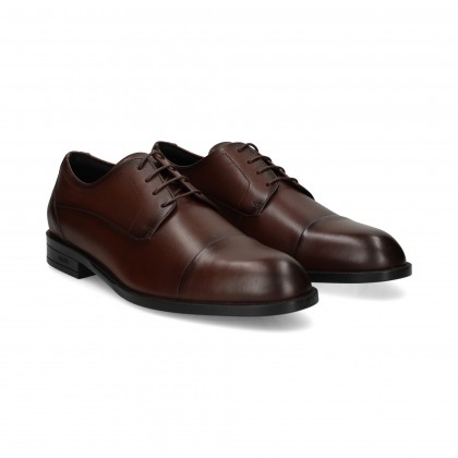 BLUCHER PARTIDO PIEL MOKA 205 DARK BROWN