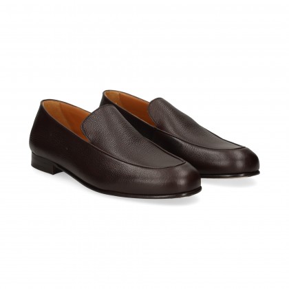 MACASIN BORDON FINO PIEL MOKA 201 DARK BROWN