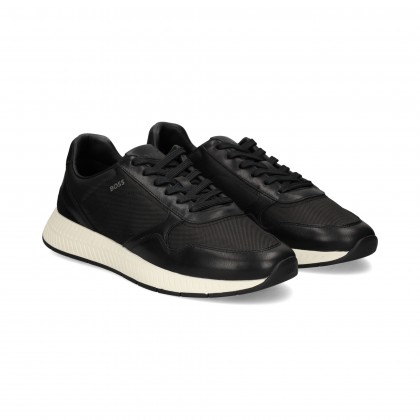 DEPORTIVO PIEL+NYLON NEGRO 001 NERO