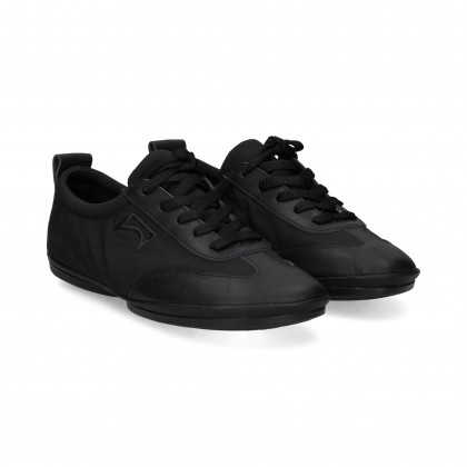 DEPORTIVO PIEL+ANTE NEGRO 001 PRETO