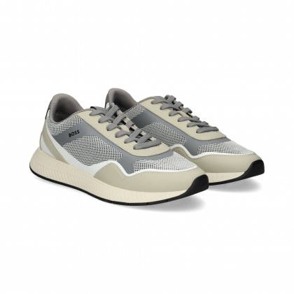 DEPORTIVO PIEL+NYLON MULTI GRIS 285 Open Beige